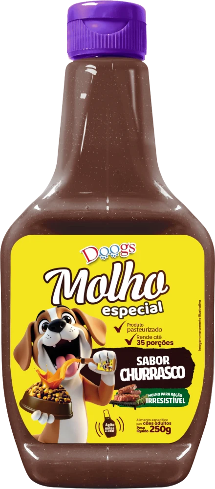 Molho especial sabor Churrasco Doogs, 250 g